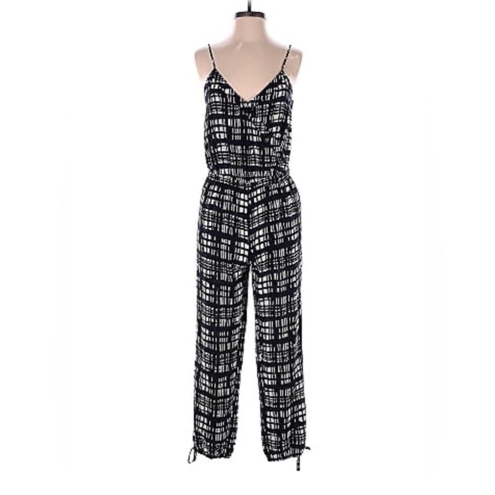 MEDIUM Madewell Black and White Jumpsuit - Picture 4 of 6